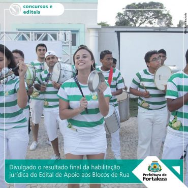 Divulgado o resultado final da habilitação jurídica do Edital de Apoio aos Blocos de Rua